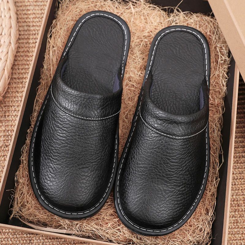 Домашние кожаные тапочки для м – обзор и цена Flip Flop Leather Men