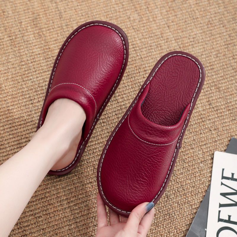 Домашние кожаные тапочки для м – обзор и цена Flip Flop Leather Men